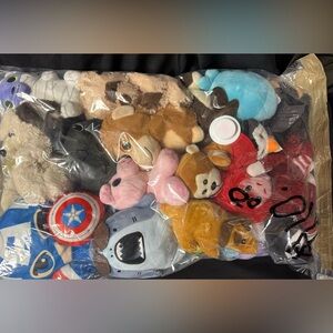 Colorful Plush Animal Toy Set